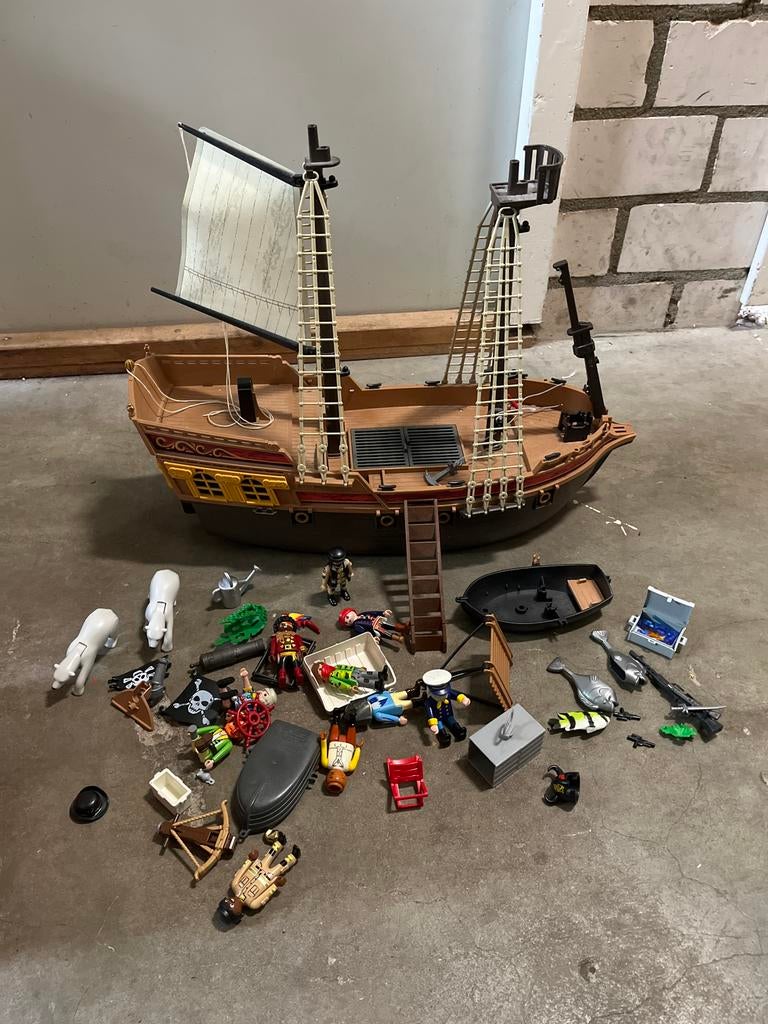 Playmobil Piratenschip, Ophalen, Gebruikt, Complete set