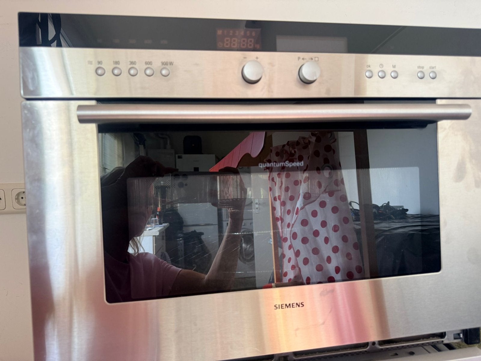 Siemens Quantumspeed Combi-oven - Goede Conditie, Ophalen, Gebruikt, Siemens, Combi-oven
