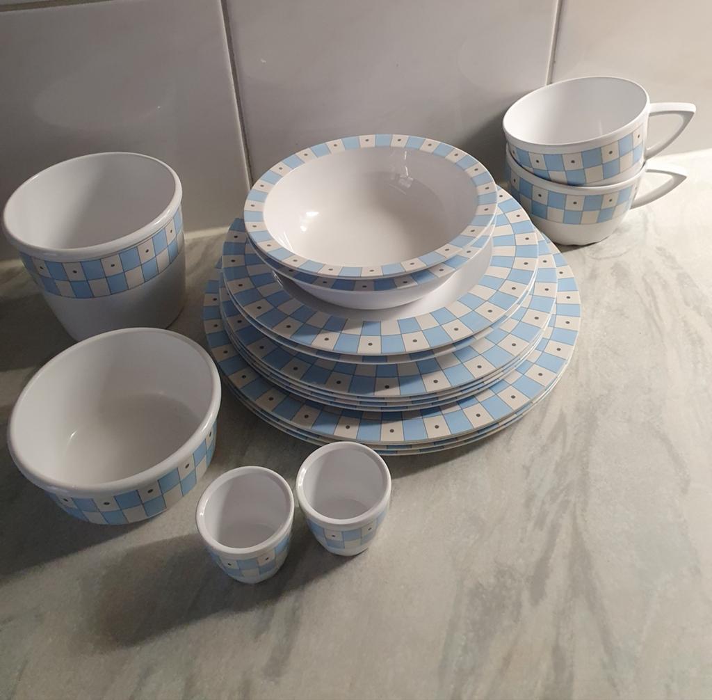 Mepal Rosti set camping servies, Caravans en Kamperen, Kampeeraccessoires, Ophalen of Verzenden, Zo goed als nieuw