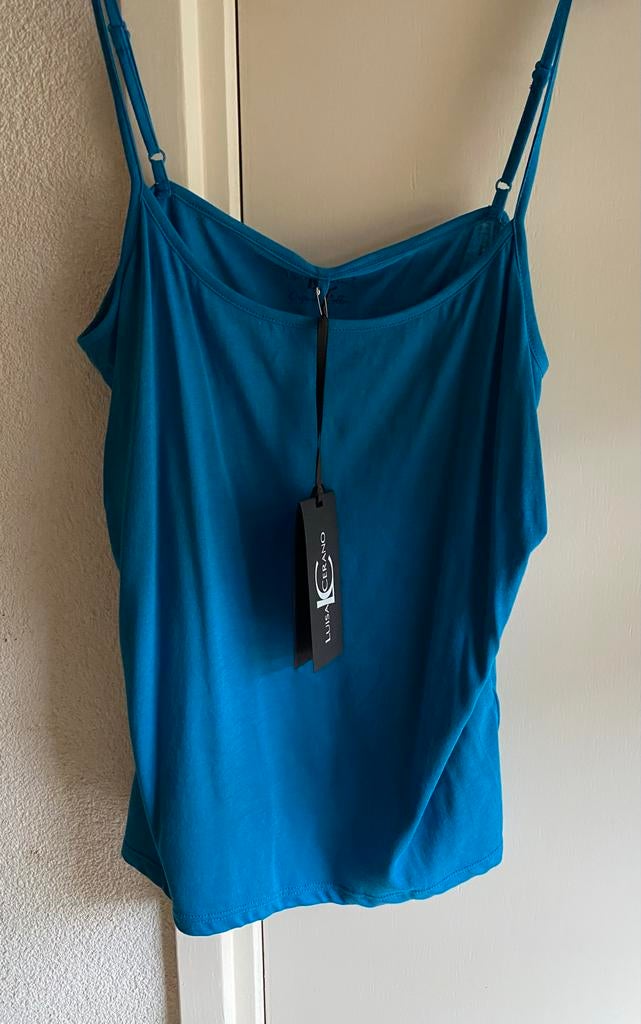 Luisa Cerano Top Kobalt Blauw Maat 40 Nieuw, Kleding | Dames, Tops, Maat 38/40 (M), Nieuw, Zonder mouw, Verzenden