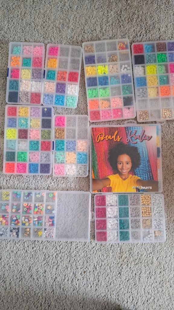 Grote set polymeer klei kralen en accessoires, Ophalen of Verzenden