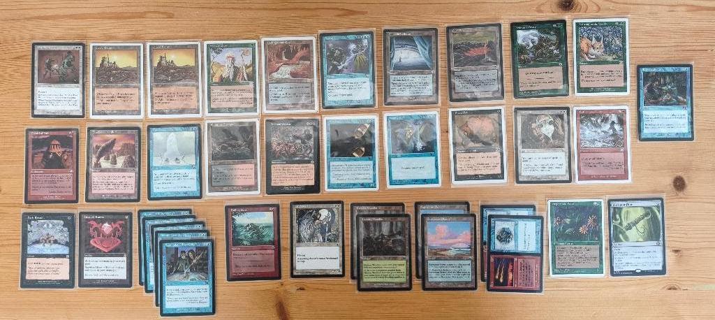 Magic the gathering, oude kaarten, pre-moder, Ophalen of Verzenden, Zo goed als nieuw, Meerdere kaarten
