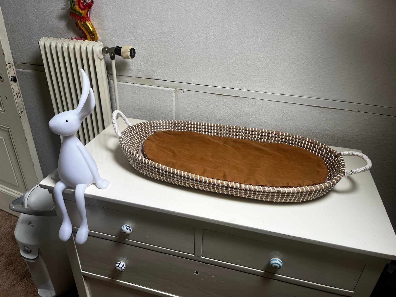 Verschoningsmandje met 2 kussentjes, Ophalen, Gebruikt