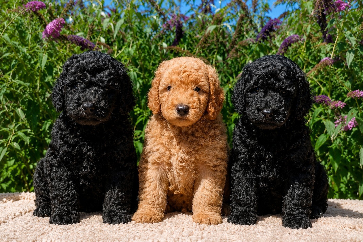 3 prachtige Labradoodles zoeken gouden mandje, HCC (leverziekte), Overige rassen, 8 tot 15 weken, Meerdere