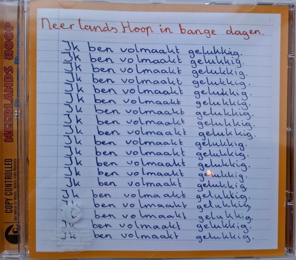 Neerlands Hoop in Bange Dagen - Ik ben volmaakt gelukkig CD