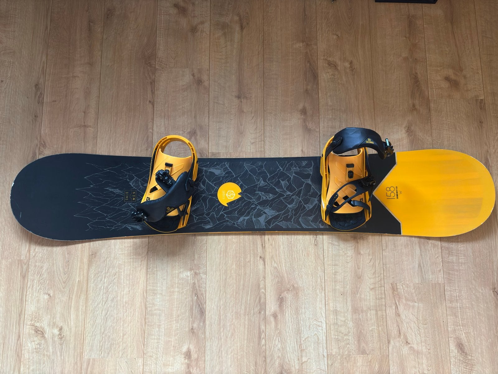 Salomon Sight Snowboard 158W met Flow Bindingen, Ophalen of Verzenden, Gebruikt, Board