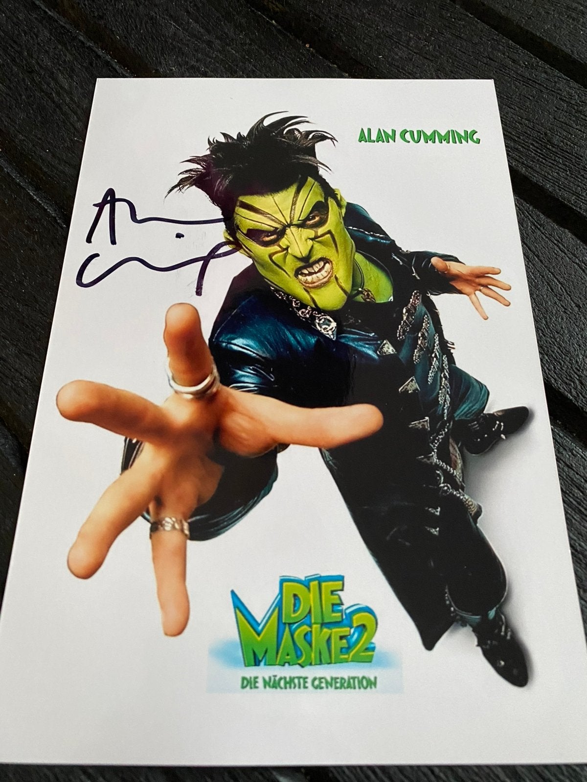 Filmster handtekening cummings, Ophalen of Verzenden, Zo goed als nieuw, Foto of Kaart