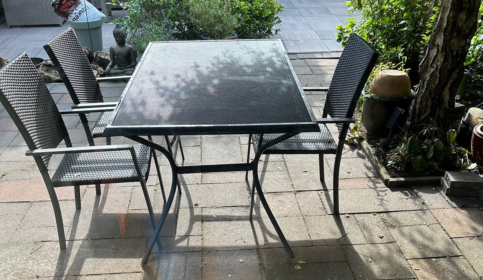Tuintafel, Tuin en Terras, Ophalen, Zo goed als nieuw, Rechthoekig