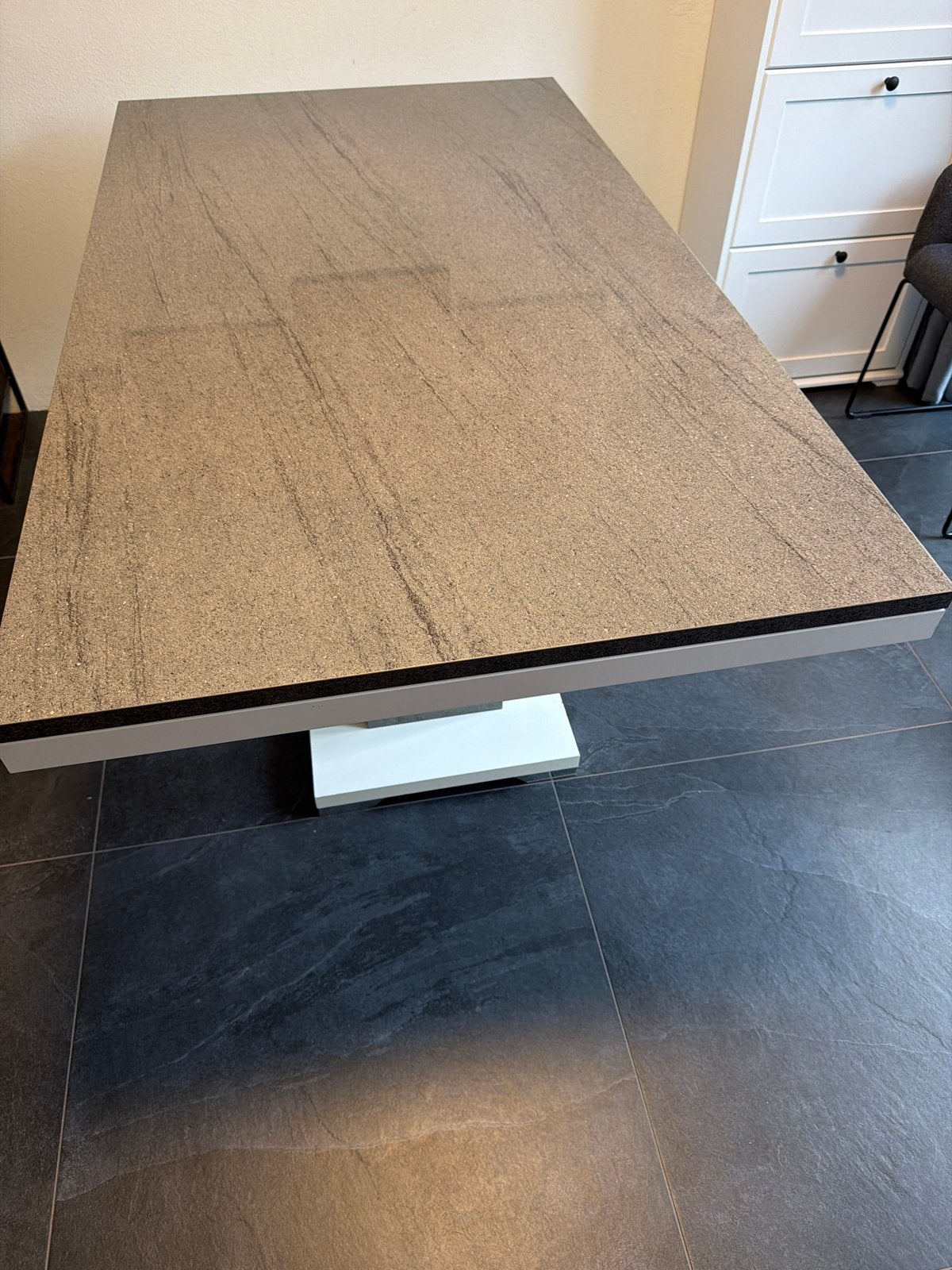 Mooie eettafel 160x90x77 cm - Ophalen, Ophalen, Overige materialen, Gebruikt, 50 tot 100 cm