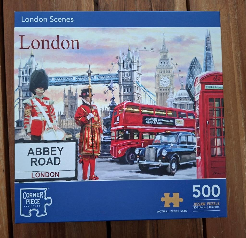 Corner Piece Puzzel London Scenes 500 stukjes, Ophalen of Verzenden, 500 t/m 1500 stukjes, Nieuw, Legpuzzel