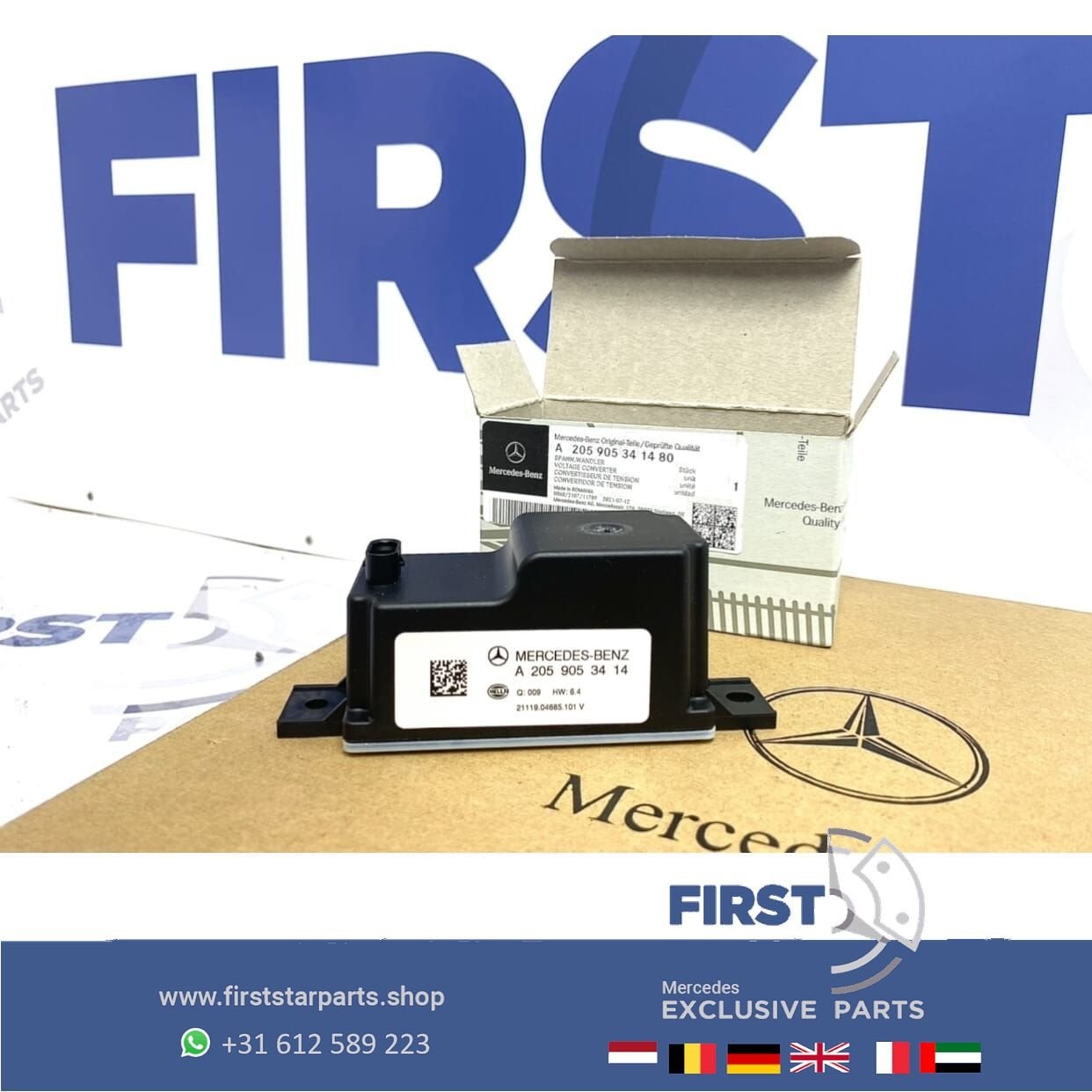A2059053414 Mercedes BACKUP ACCU A B C CLA E G GLA GLC GLE K, Gebruikt, -, Ophalen of Verzenden, -