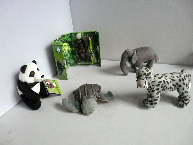 McDonalds 2008 # Bedreigde dieren 5x, Verzamelen, Ophalen of Verzenden, Zo goed als nieuw