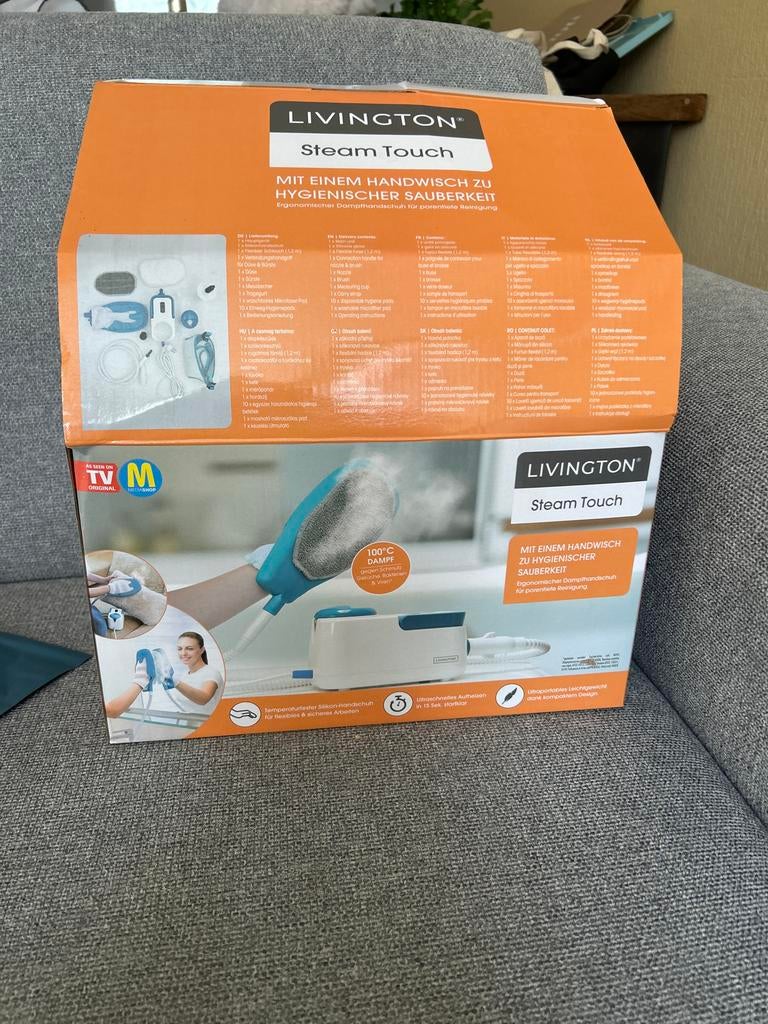 Livington Steam Touch Handstomer nieuw in de doos, Ophalen of Verzenden, Nieuw, Stoomreiniger