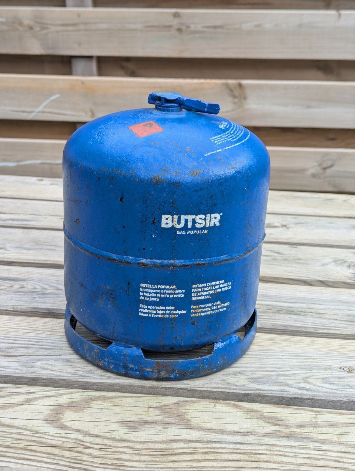 Butsir 2,8 kg gasfles - Europees omruilbaar, Ophalen, Gebruikt