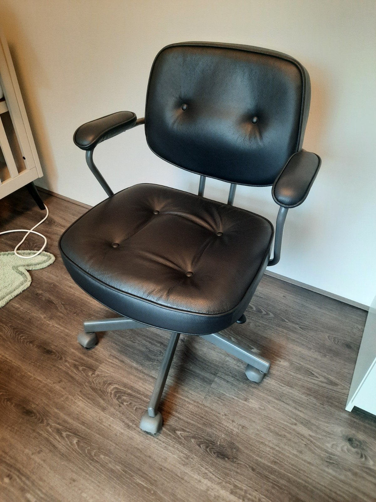 IKEA ALEFJÄLL Bureaustoel, Huis en Inrichting, Ophalen, Zwart, Zo goed als nieuw, Bureaustoel