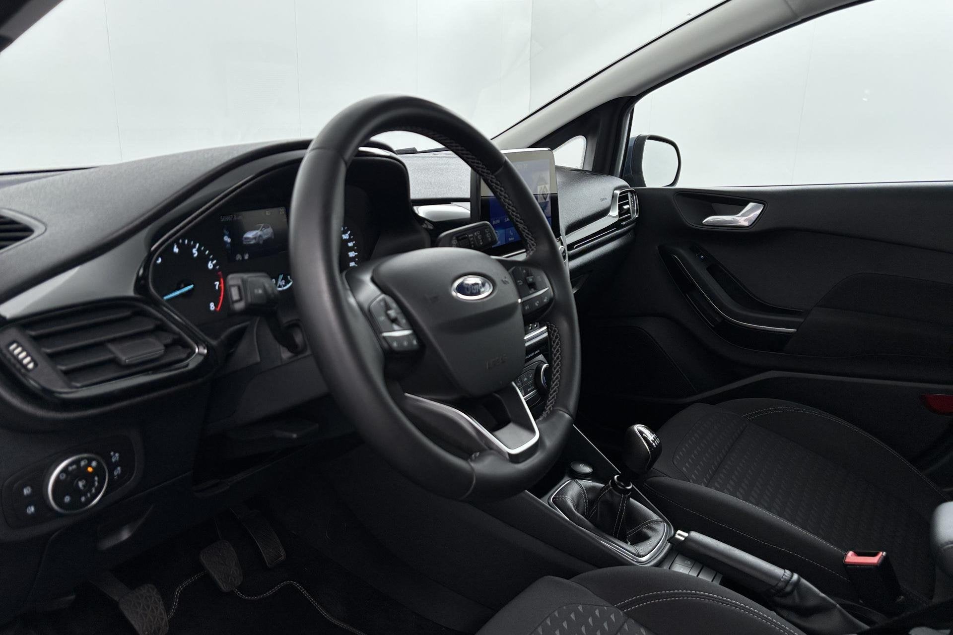 Ford Fiesta 1.0 EcoBoost Hybrid Titanium X Comfort en techni, Auto's, Voorwielaandrijving, Gebruikt, Euro 6, Blauw