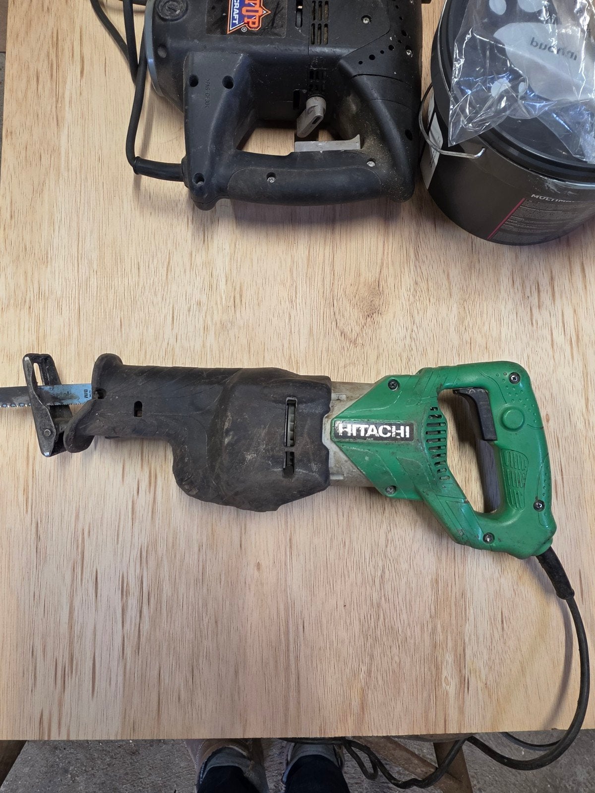 Hitachi CR13V2 Reciprozaag - Krachtig en Betrouwbaar, Ophalen, Gebruikt, 70 mm of meer, Reciprozaag