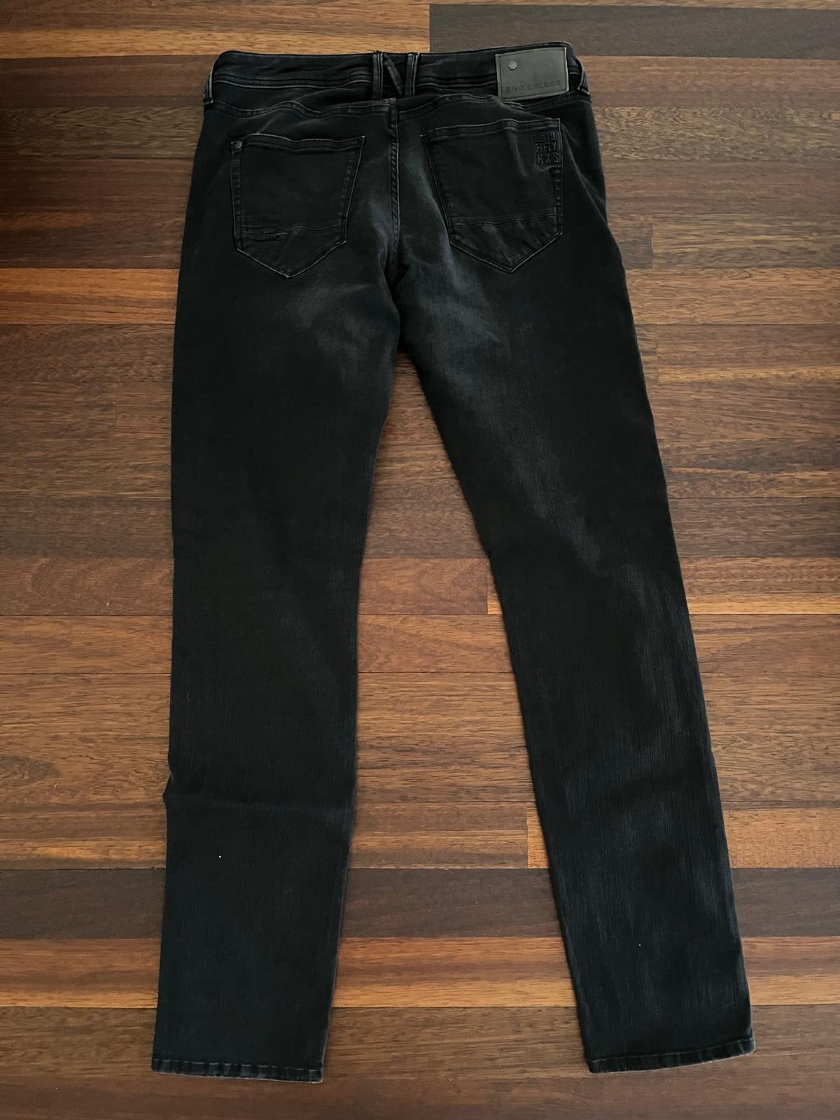 Heren jeans No excess, Kleding | Heren, Spijkerbroeken en Jeans, Ophalen of Verzenden, Zo goed als nieuw, Zwart, Overige jeansmaten