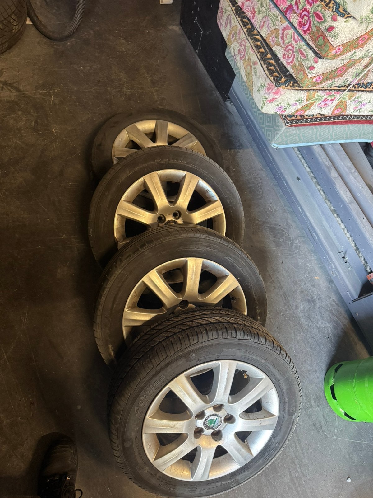 Originele skoda velgen 185-60-15, Ophalen, 15 inch, Velg(en), 185 mm