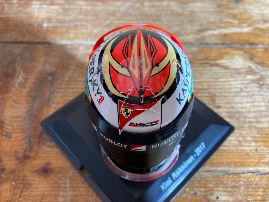 ✅ Kimi Räikkönen 2017 helm 1:5 Spark Ferrari SF70H Formule 1, Ophalen of Verzenden, Nieuw, Formule 1