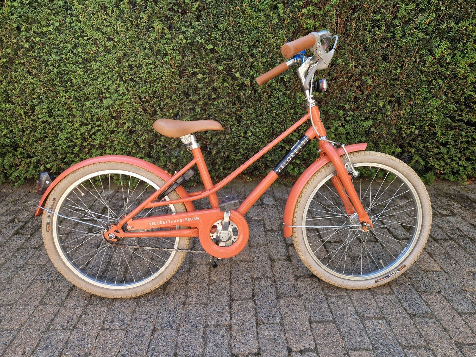 Zeer mooie Veloretti Junior 20 inch kinderfiets zalmroze, Ophalen, Terugtraprem, Veloretti Alpina Loekie Popal Batavus Volare Supersuper Limit