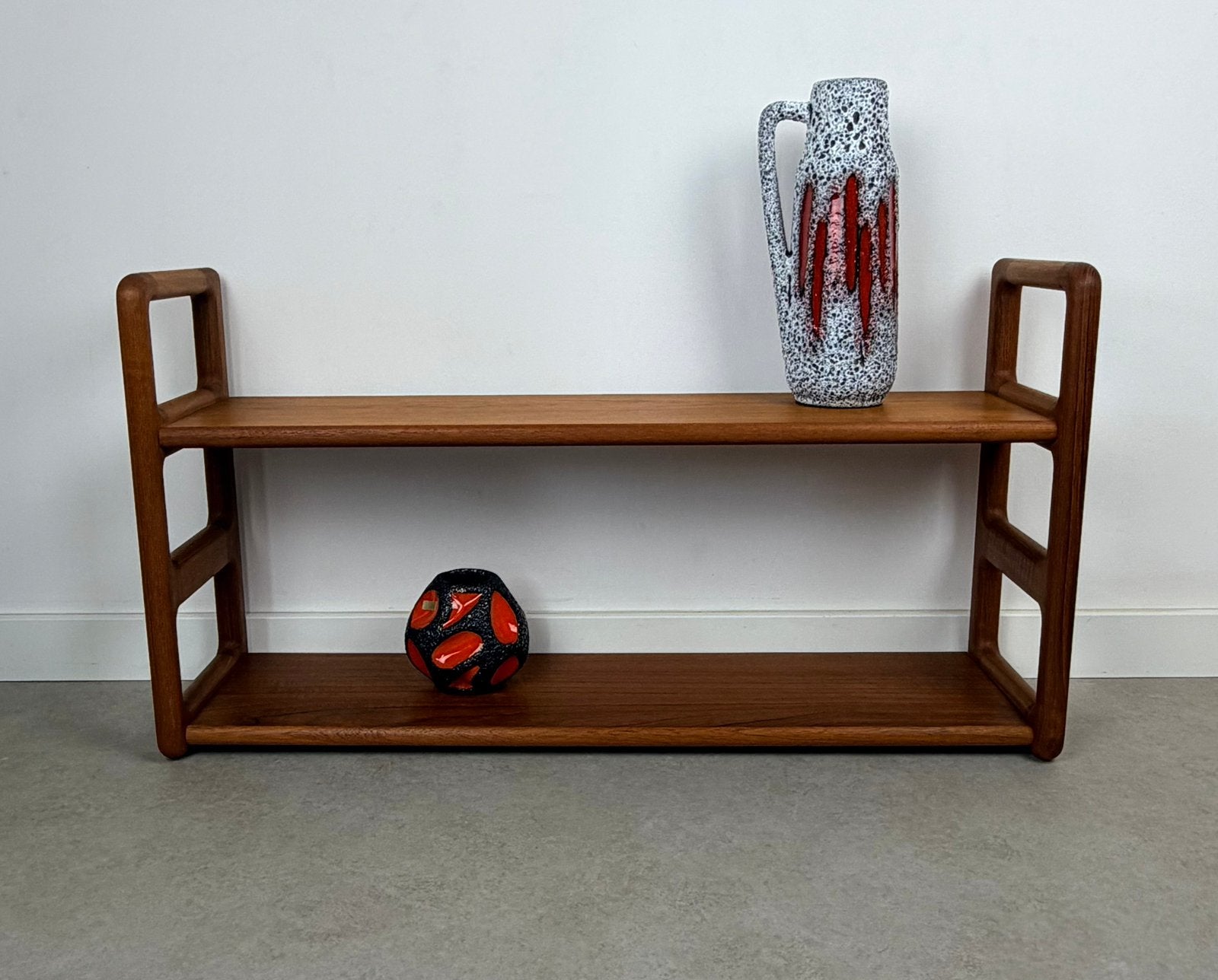 Vintage Dyrlund teak wandrek, Deens design, .., .., Dyrlund, Ophalen of Verzenden