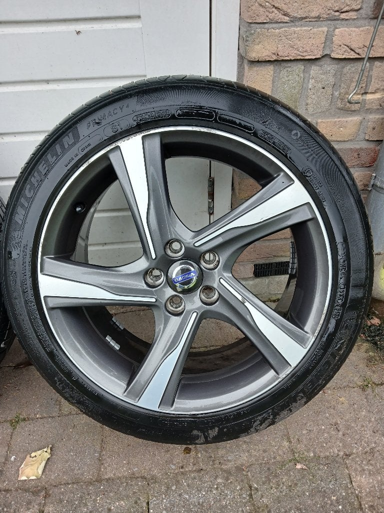 Velgen Volvo V60 R-design hybride 2015, Ophalen, 18 inch, Gebruikt, Velg(en)