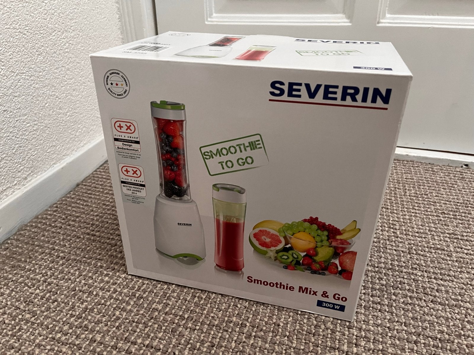 Severin Smoothie Mix & Go Blender - Nieuw in doos, Witgoed en Apparatuur, Blenders, Ophalen, Nieuw, Blender to go