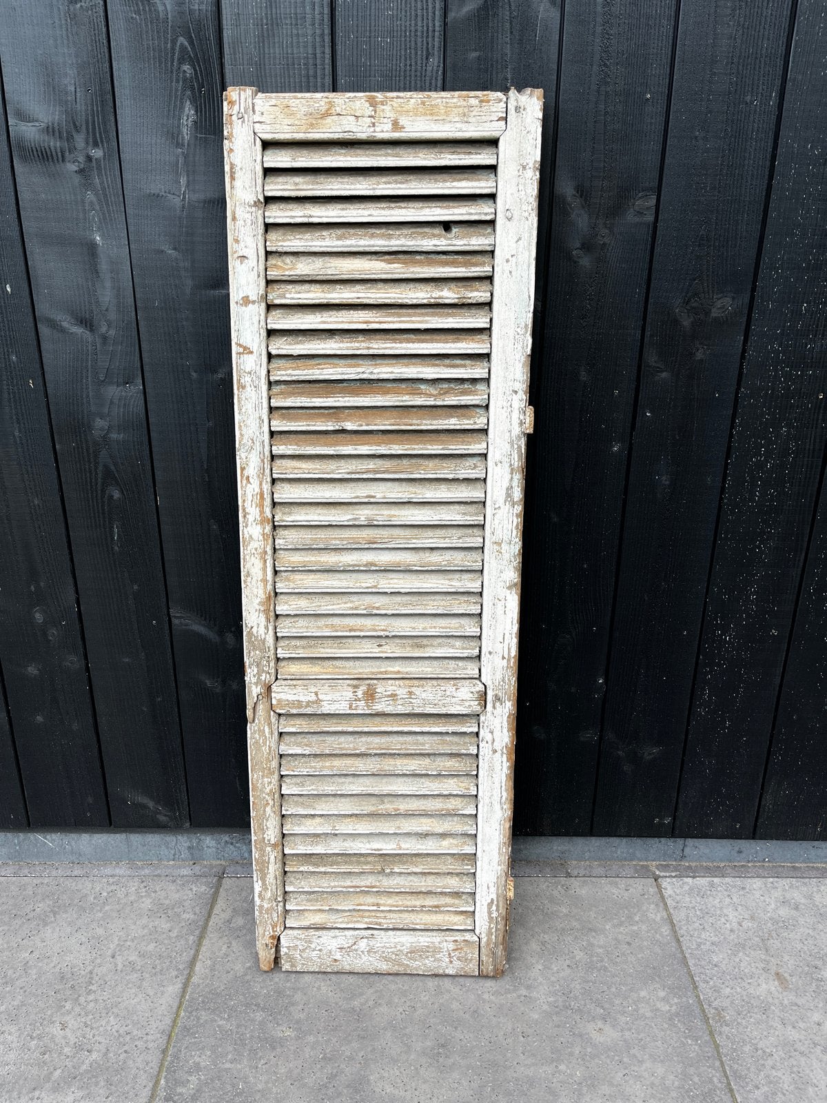 Brocante: 2x antieke Franse houten Louvre deuren/-luiken, Antiek en Kunst, Ophalen