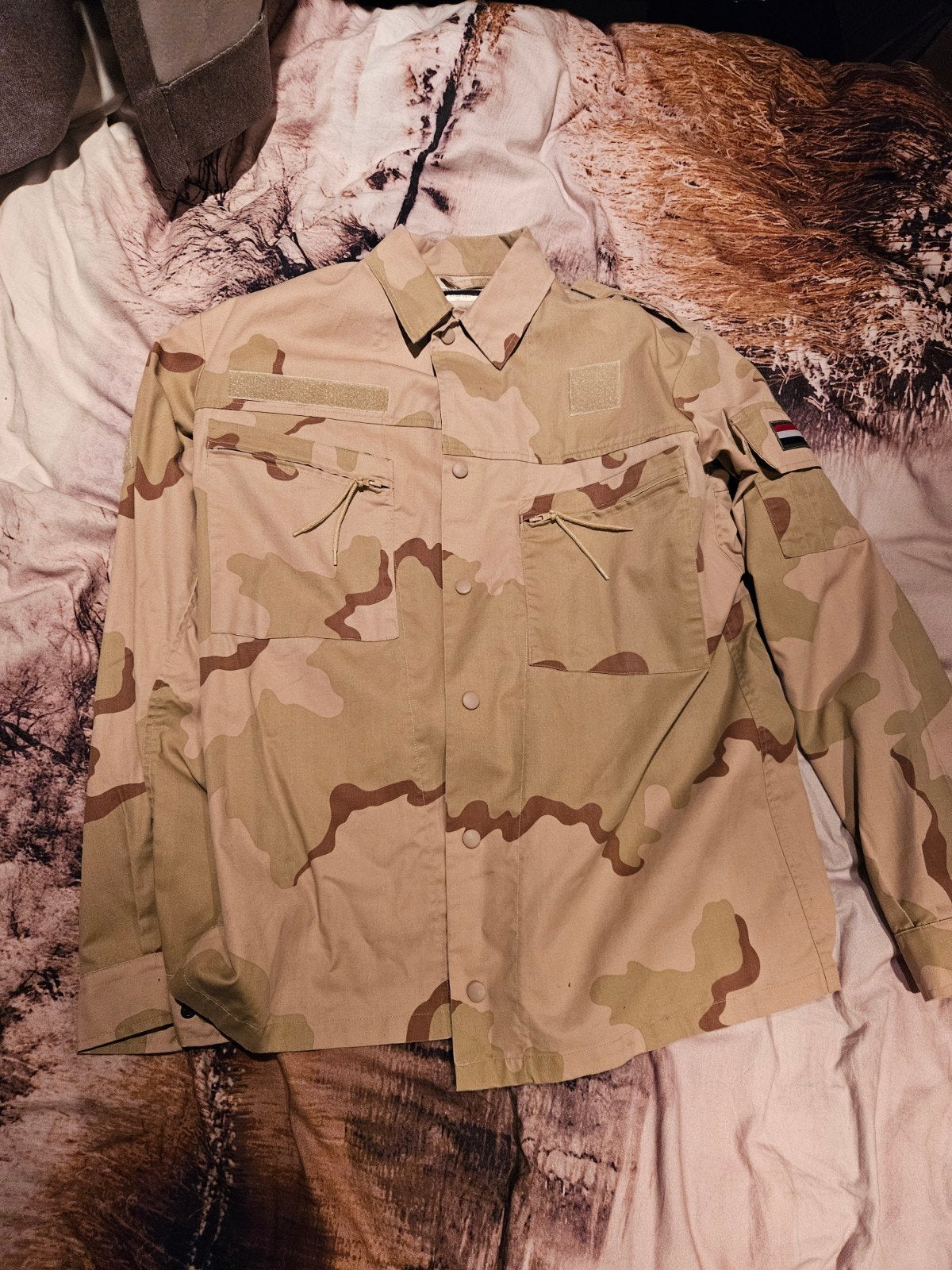 Militair camouflagepak -  dessert, Maat 48/50 (M), Beige, Seyntex, Ophalen of Verzenden