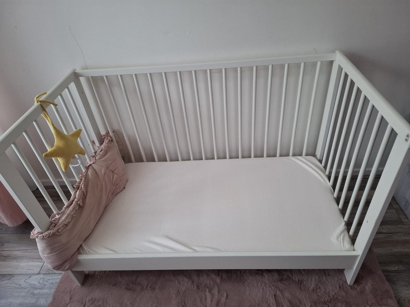 Ikea kinderbed, Ophalen, Zo goed als nieuw, Minder dan 140 cm, Matras