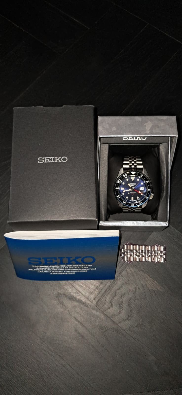 Seiko batman SSK003 horloge, Staal, Polshorloge, Ophalen of Verzenden, Zo goed als nieuw