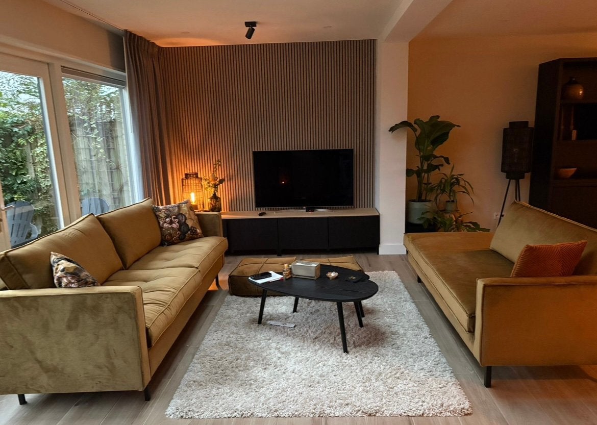 woood be pure 3,5 zit bank en daybed, Ophalen, Driepersoons, 75 tot 100 cm, Zo goed als nieuw