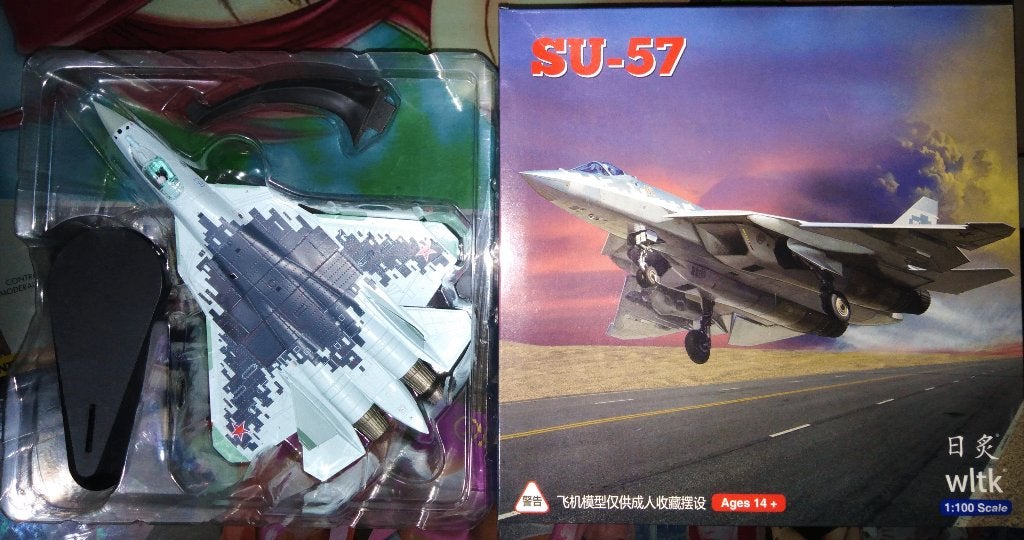 SU-57 Russisch Model Vliegtuig / Modelvliegtuig Oorlog Leger, Verzamelen, Verzenden, Nieuw, Schaalmodel