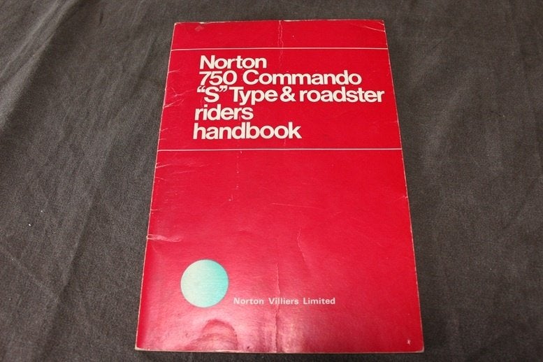 Norton 750 Commando S type  & Roadster riders handbook, Ophalen of Verzenden, Overige merken
