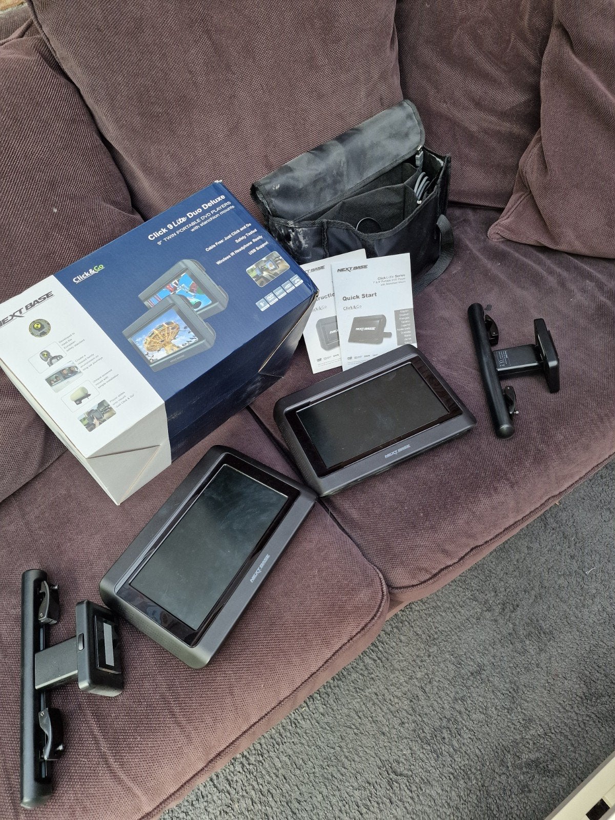 Nextbase Click 9 Lite Duo Deluxe Draagbare DVD Spelers, Audio, Tv en Foto, Dvd-spelers, Draagbaar, Nieuw, Ophalen of Verzenden