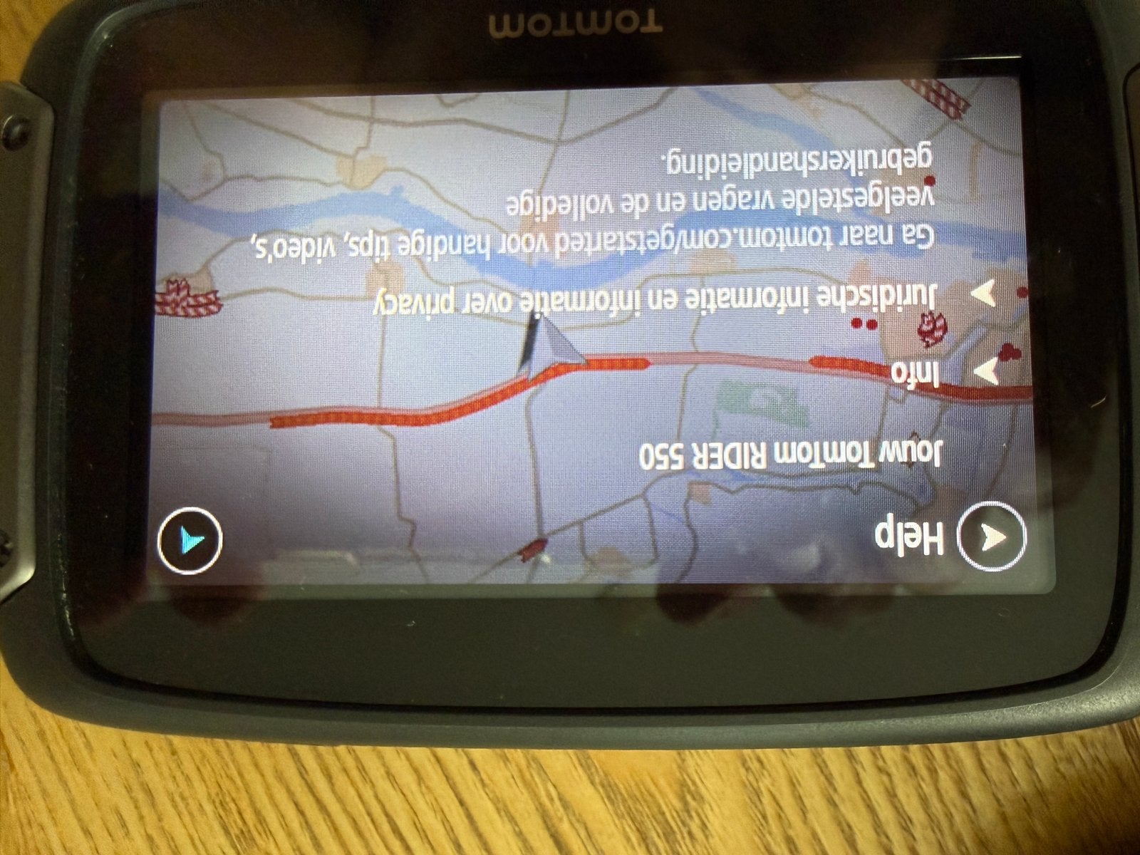 TomTom Rider 550 met twee houders, Ophalen of Verzenden, Gebruikt
