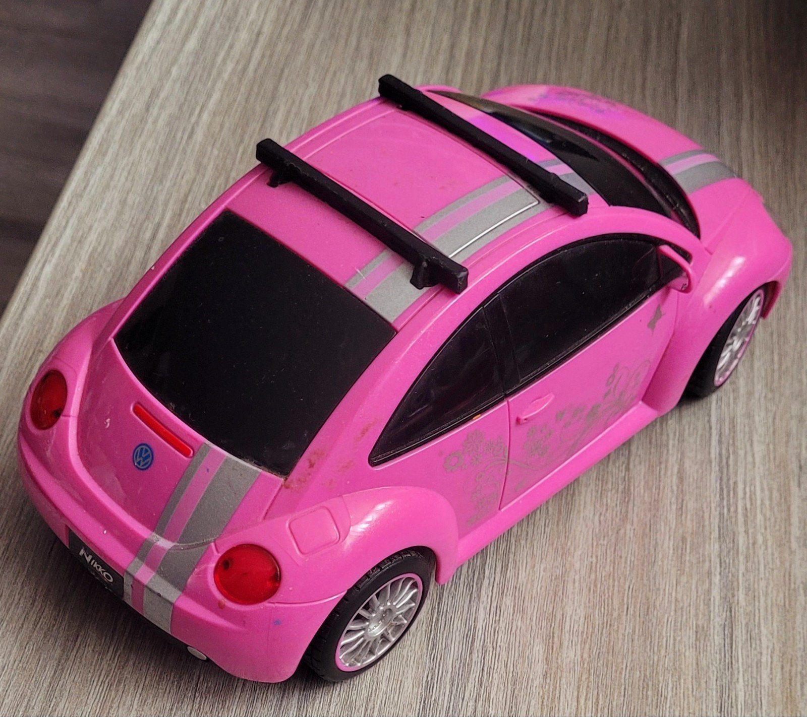 Roze speelgoedauto Volkswagen Kever, Ophalen of Verzenden, Zo goed als nieuw, Overige typen