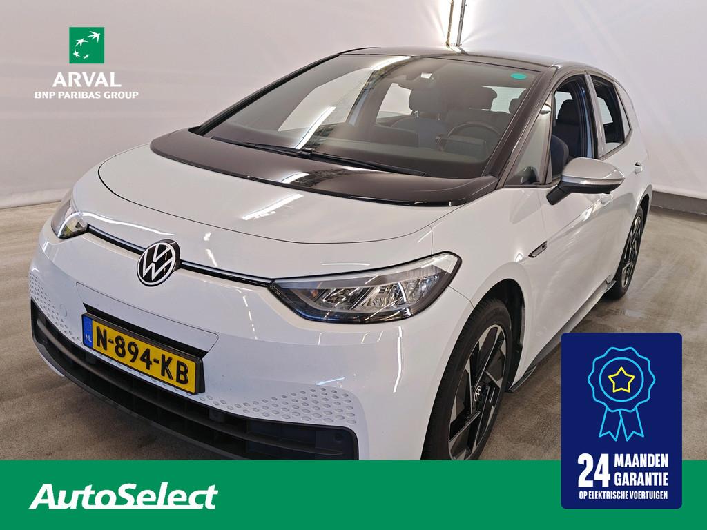 Volkswagen ID.3 58 kWh 204pk Pro | SOH 89,66% | Stoelverwarm, Auto's, Volkswagen, 966 min, Gebruikt, Zwart, Wit