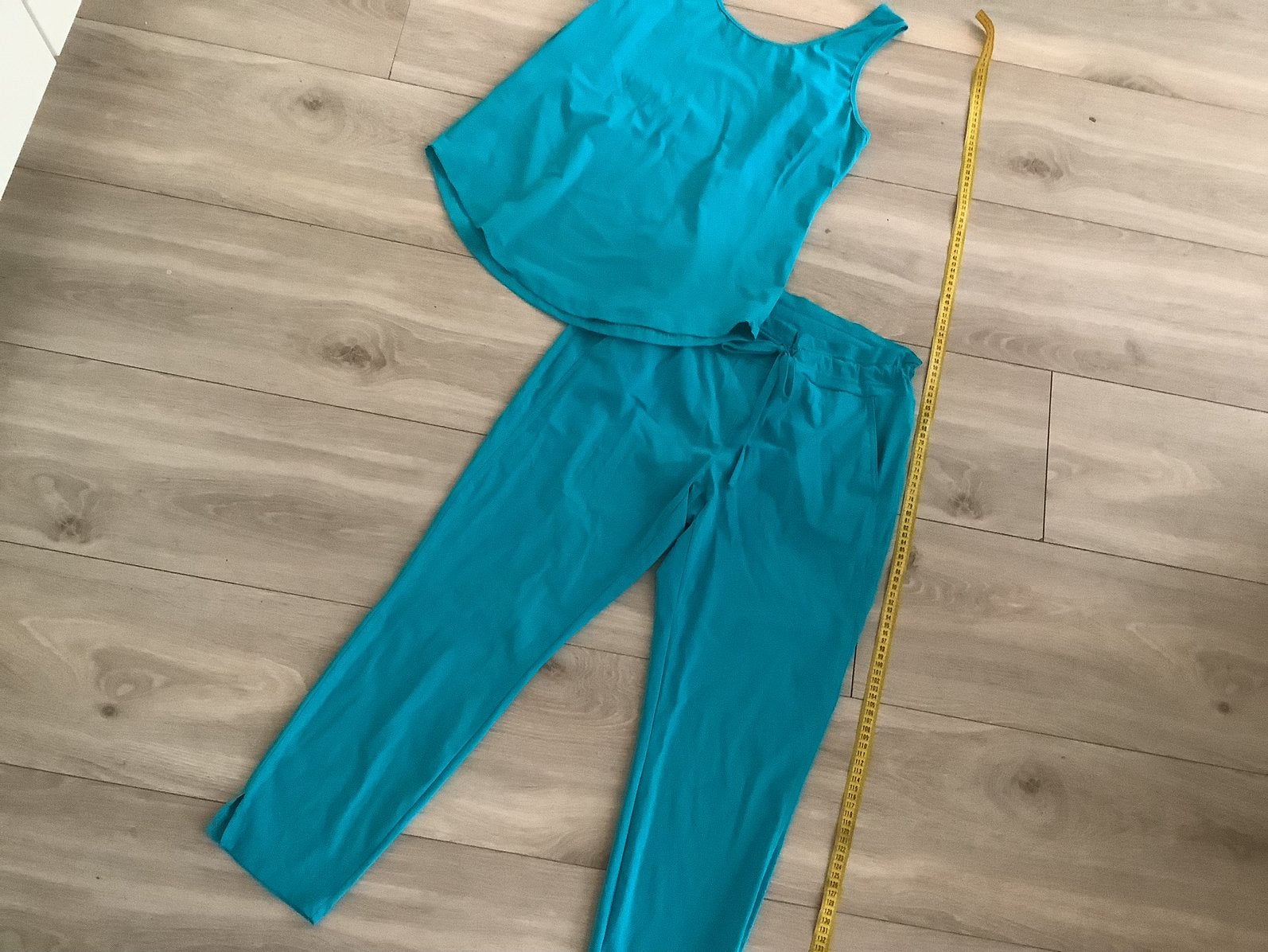 Studio Anneloes travelstof set L net jumpsuit L, Blauw, Maat 42/44 (L), Ophalen of Verzenden, Zo goed als nieuw