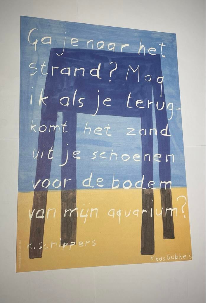 Klaas Gubbels & K. Schippers - Druk op papier, Ophalen of Verzenden