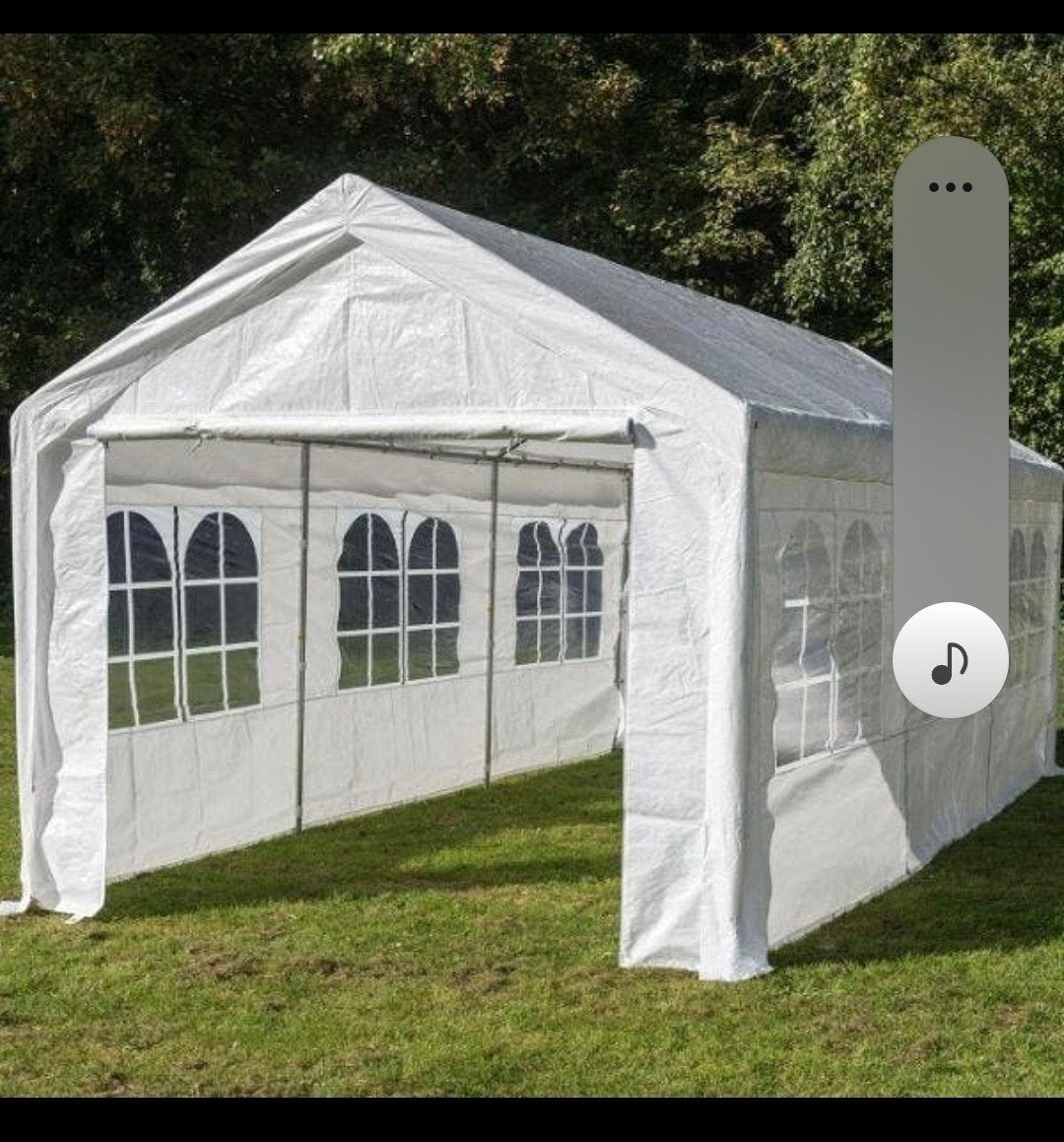 Partytent 6m x 3m met lichte gebruikspore, Ophalen, Gebruikt