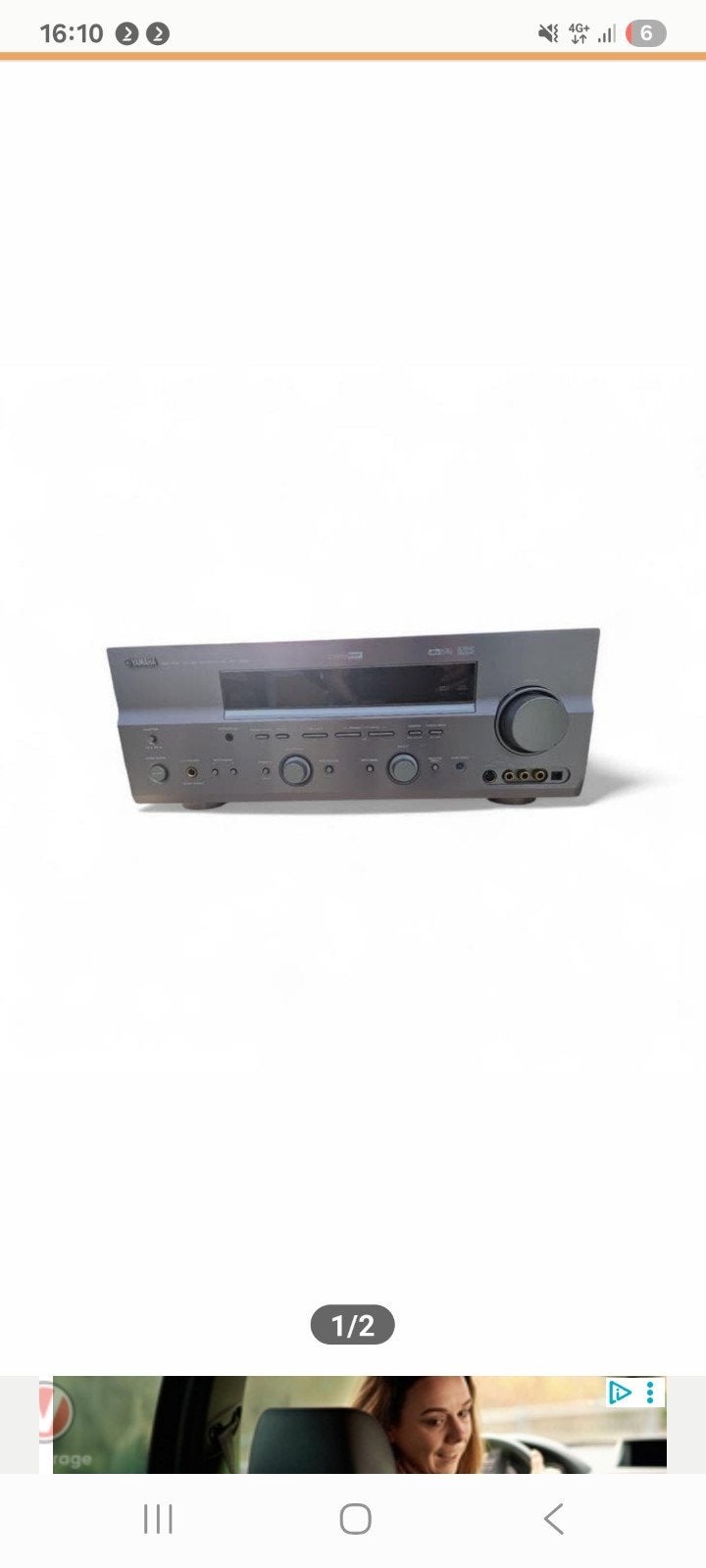 Yamaha RX-V657 Receiver Zilver - Goed Onderhouden, Audio, Tv en Foto, Versterkers en Receivers, Ophalen, Gebruikt, Yamaha, 120 watt of meer