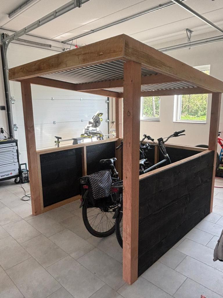 Actie Douglas schuur fietsenhok berging overkapping tuinhuis, Tuin en Terras, Ophalen, Nieuw