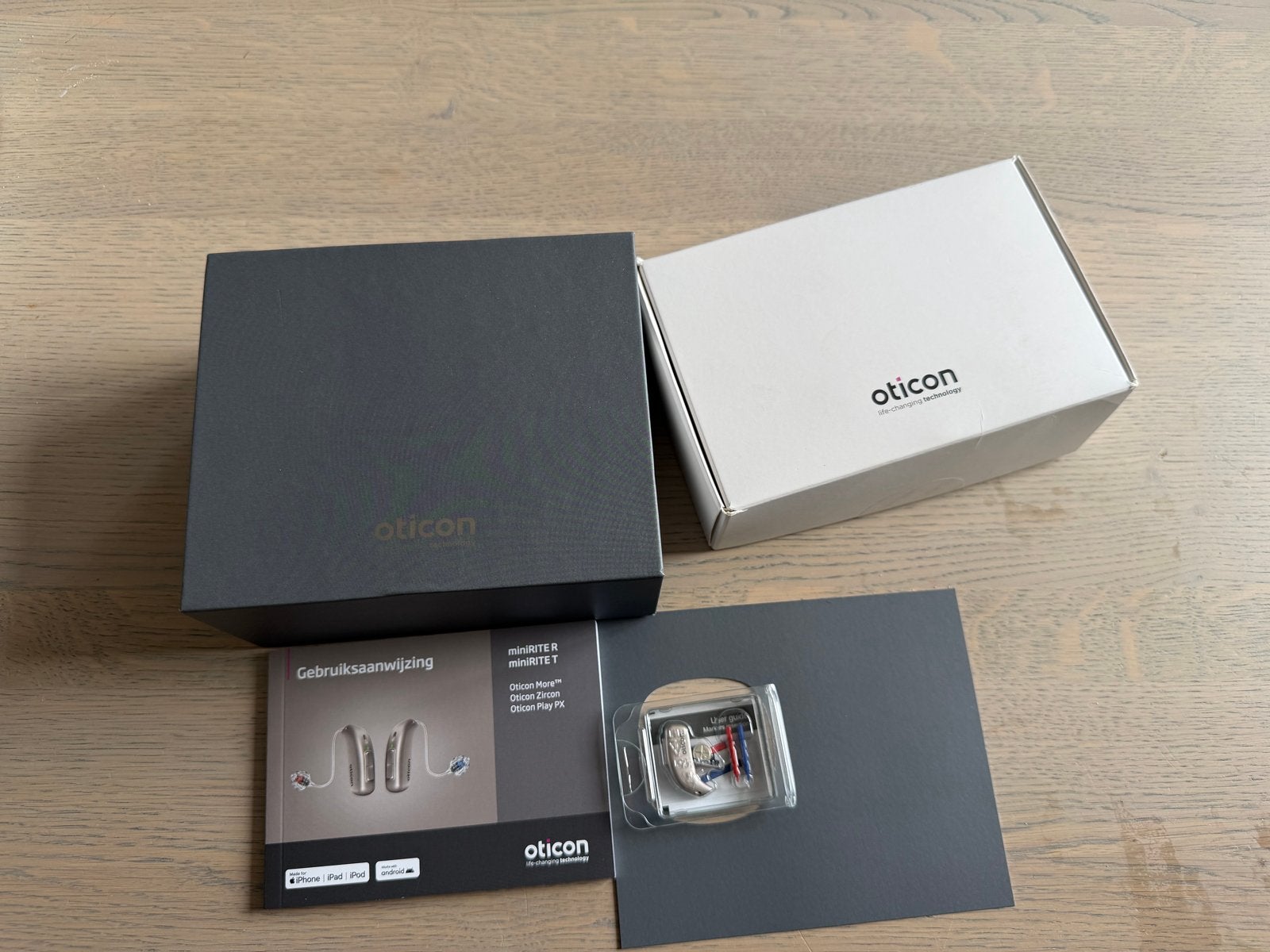 Oticon Zircon miniRITE R!! NIEUW !!, Ophalen of Verzenden, Nieuw
