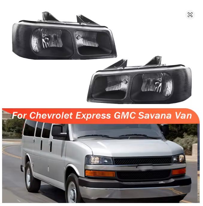 Chevrolet Express/GMC Savana koplampen 2003-2020, Auto-onderdelen, Verlichting, Ophalen, Gebruikt, Chevrolet
