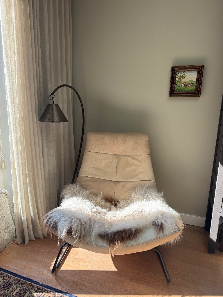 Leren fauteuil, Ophalen, Gebruikt, 75 tot 100 cm, Leer