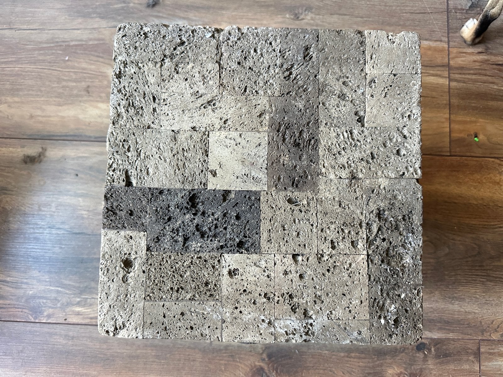Echte Leisteen Zuiltje - Decoratieve Kubus, Ophalen, Gebruikt, Modern, Grijs