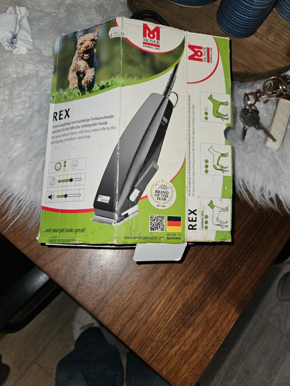 Voor honden scheren, Ophalen