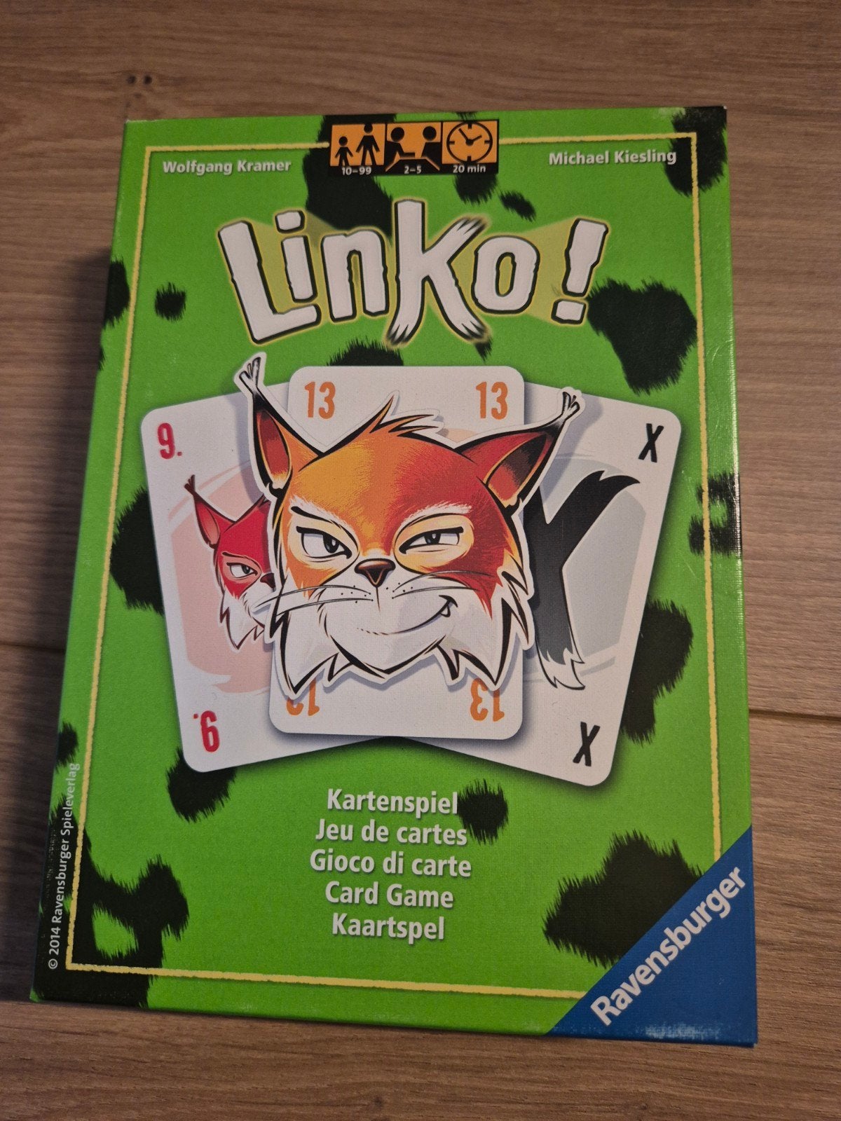Linko! Kaartspel van Ravensburger - Zo goed als nieuw, Vijf spelers of meer, Ophalen of Verzenden, Zo goed als nieuw, Ravensburger